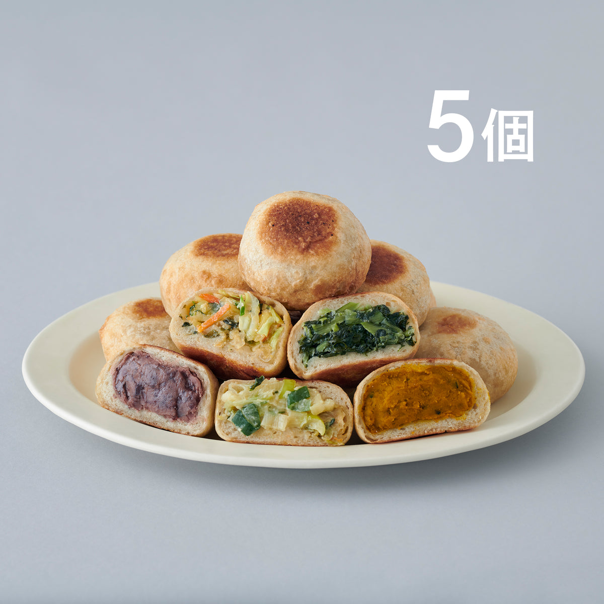 しおやき お試しセット（5種×1） — おやき 長野いろは堂